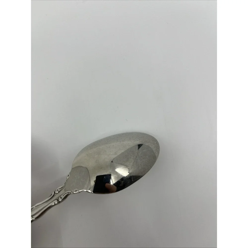 Oneida DA VINCI Stainless Heirloom Cube Marked Silverware Spoon 6.25